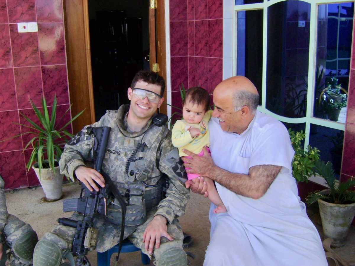 Pat Higgins with his family