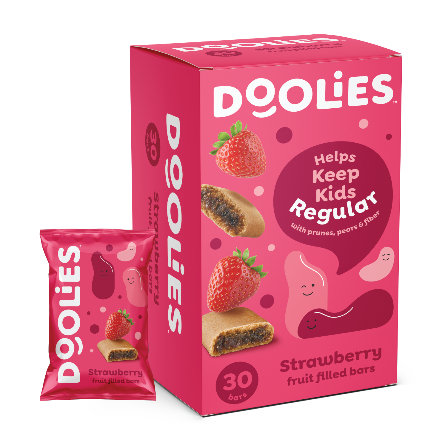 Package of Doolies strawberry bars