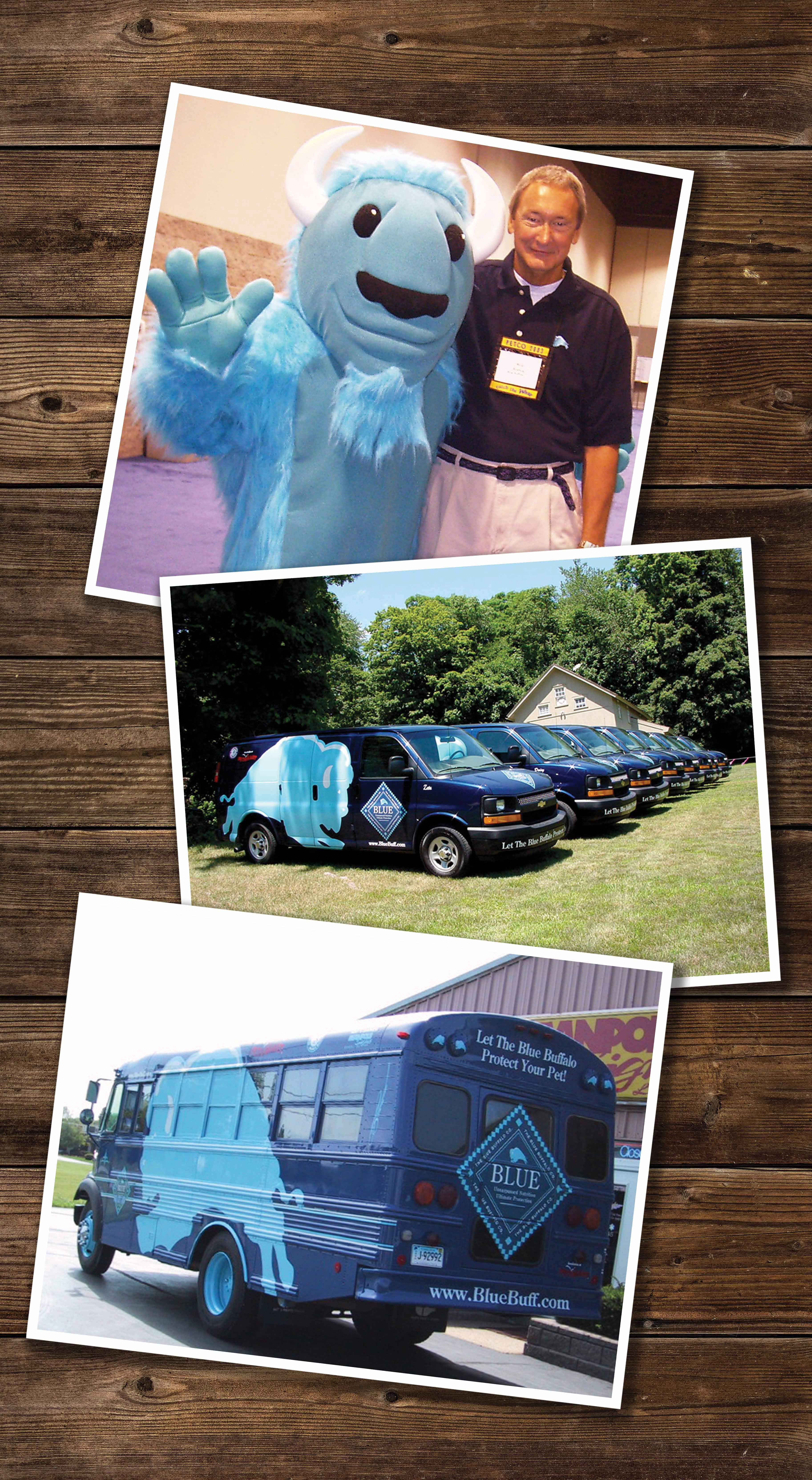 Blue Buffalo photo collage