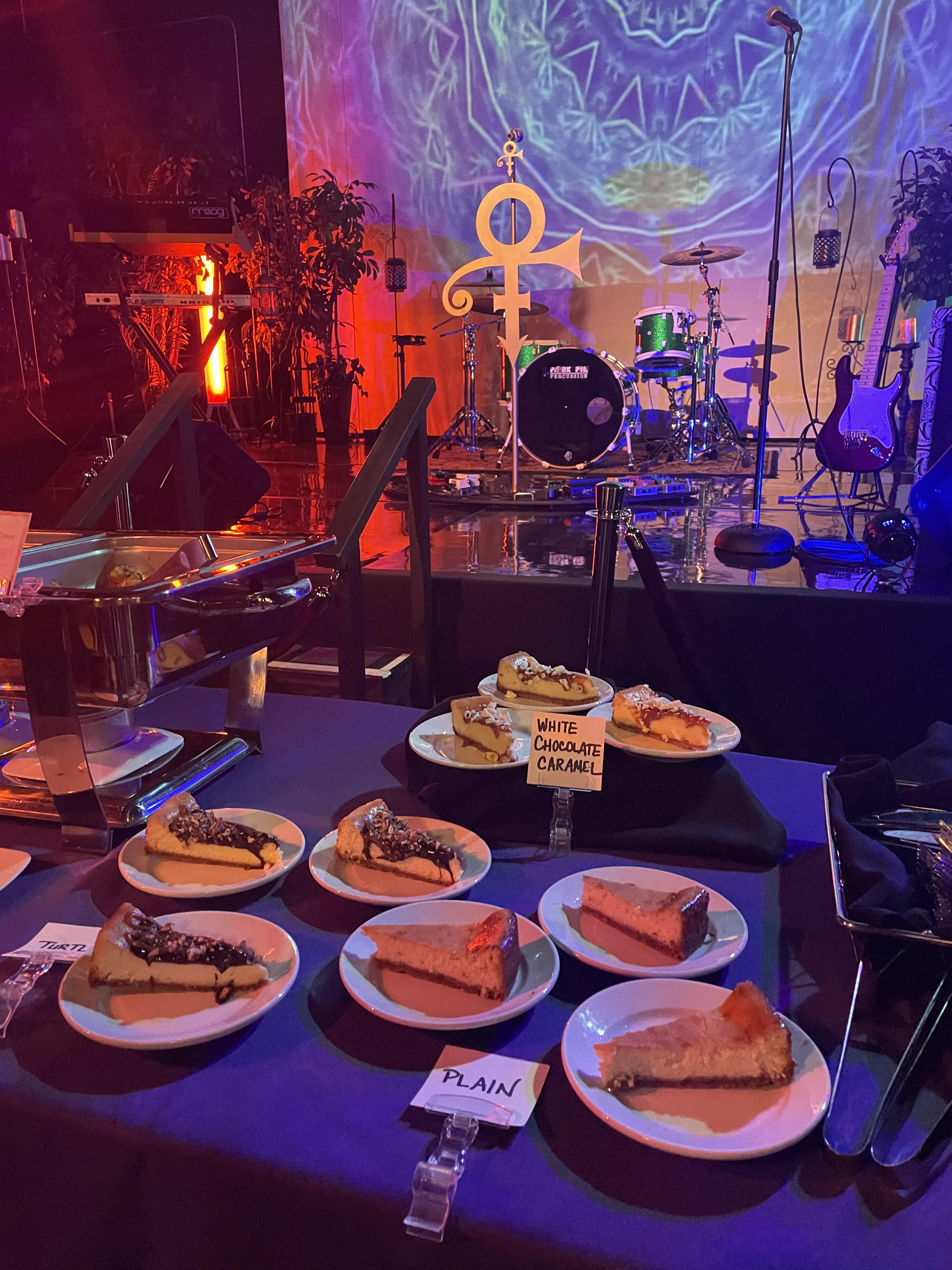 Cheecake Funk cheesecakes at Paisley Park