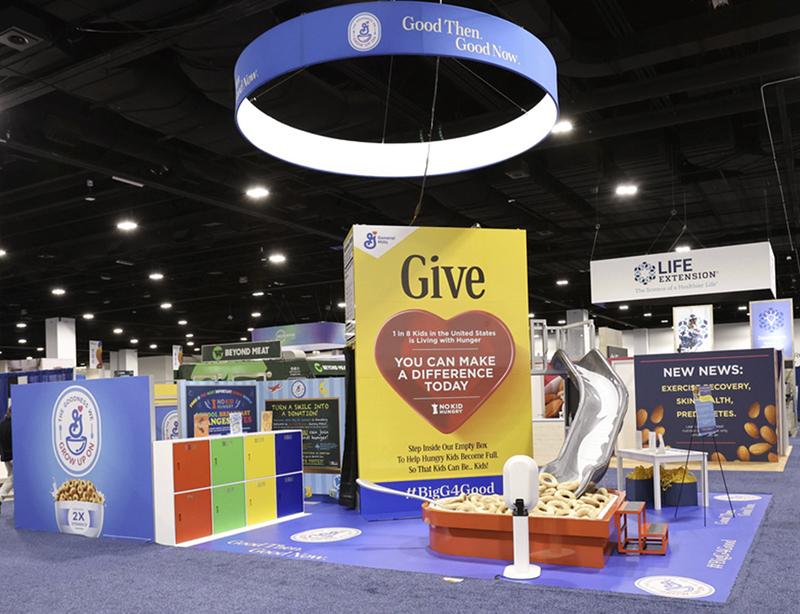 Cheerios interactive booth