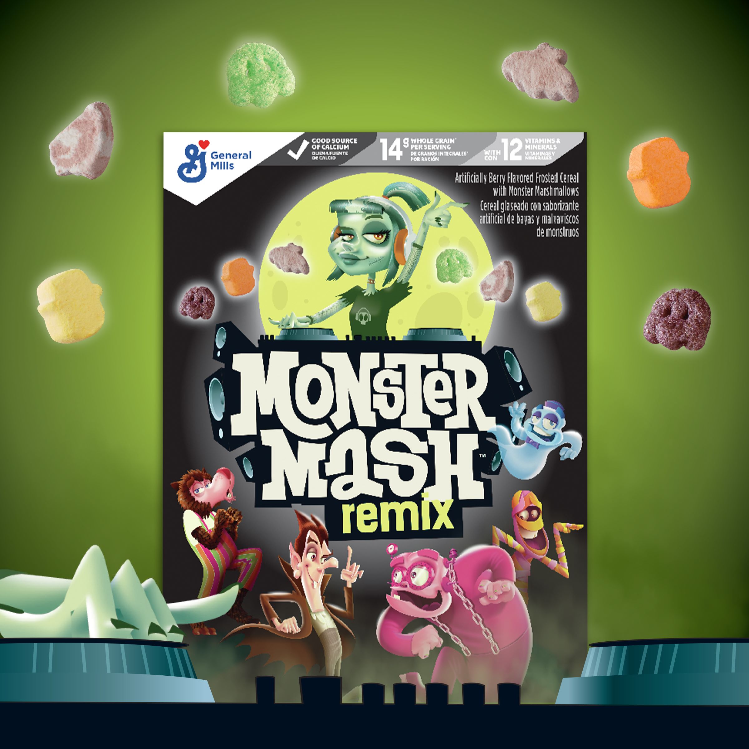 Monster Mash Remix Cereal box