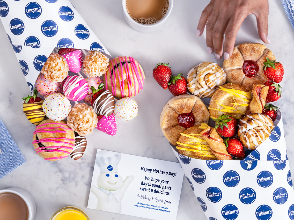 Pillsbury Mother's Day brunch bouquets