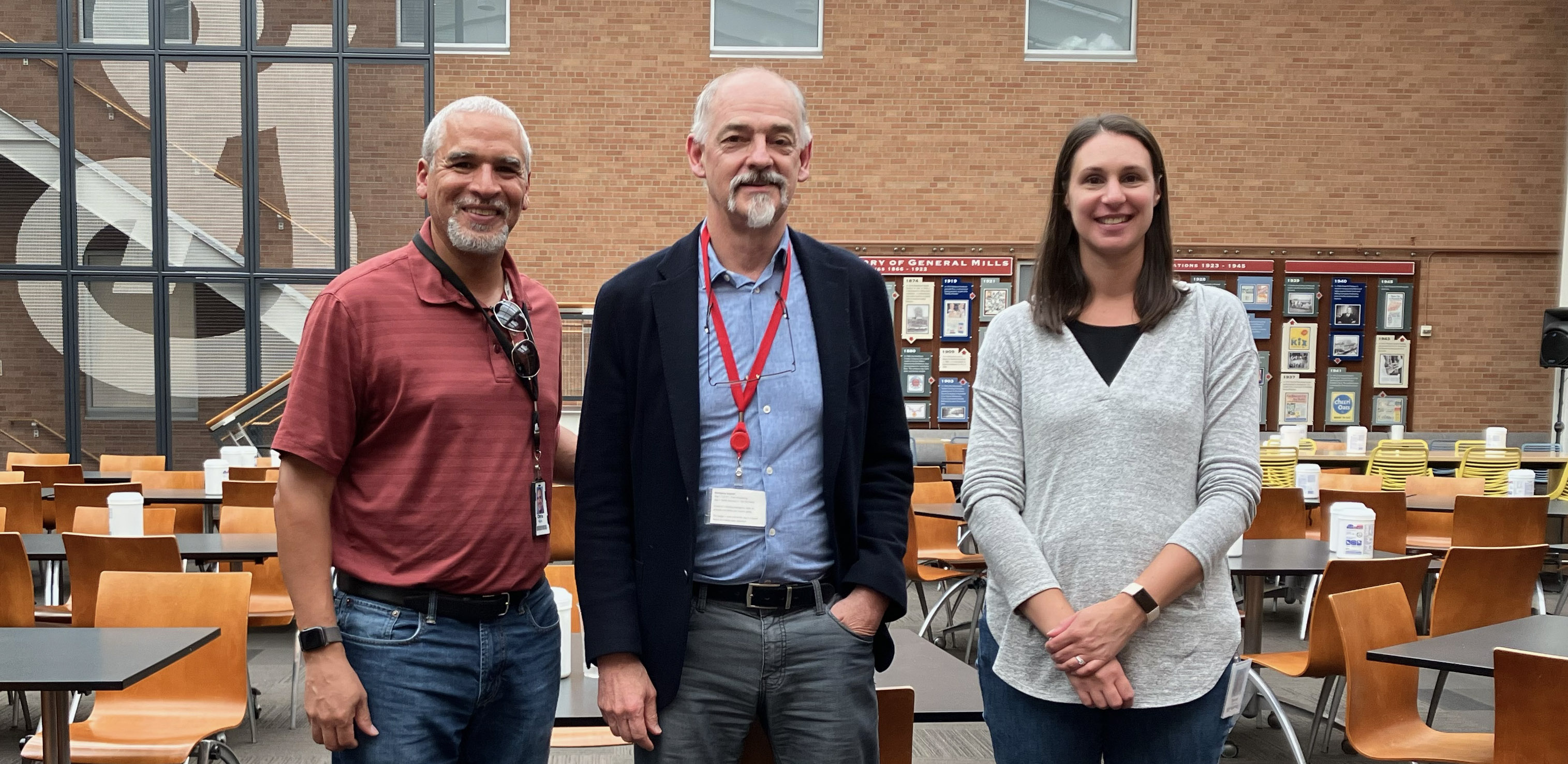 General Mills volunteers meeting their PFS client
