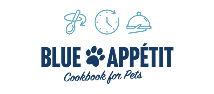 Blue Appétit Cookbook for Pets logo.