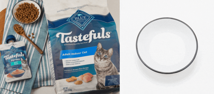 BLUE products to make the BLUE Appétit chicken and seafood soufflé recipe.